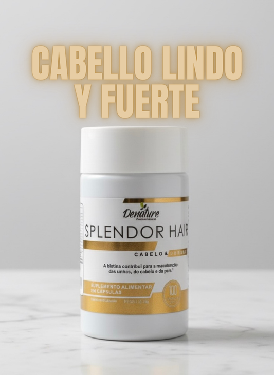 Splendor Hair – Cabello Fuerte, Largo y Radiante