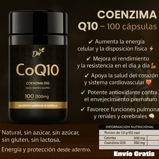 CoQ10 – Energía y Vitalidad Celular