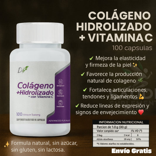 Colágeno Hidrolizado + Vitamina C – Belleza y Vitalidad desde Adentro