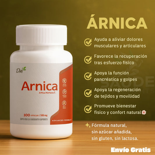 Árnica – Alivio Natural para Golpes y Moretones