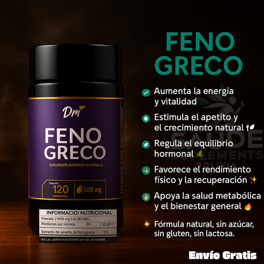 Fenogreco – Apoyo Natural para Vitalidad y Hormonas