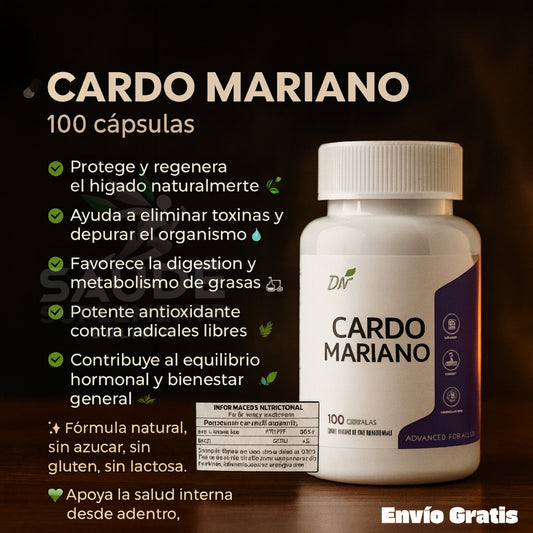 Cardo Mariano – Protección Natural para tu Hígado