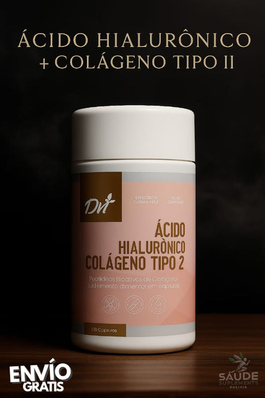 💪 Colágeno Tipo II + Ácido Hialurónico – Movimiento, Fuerza y Flexibilidad